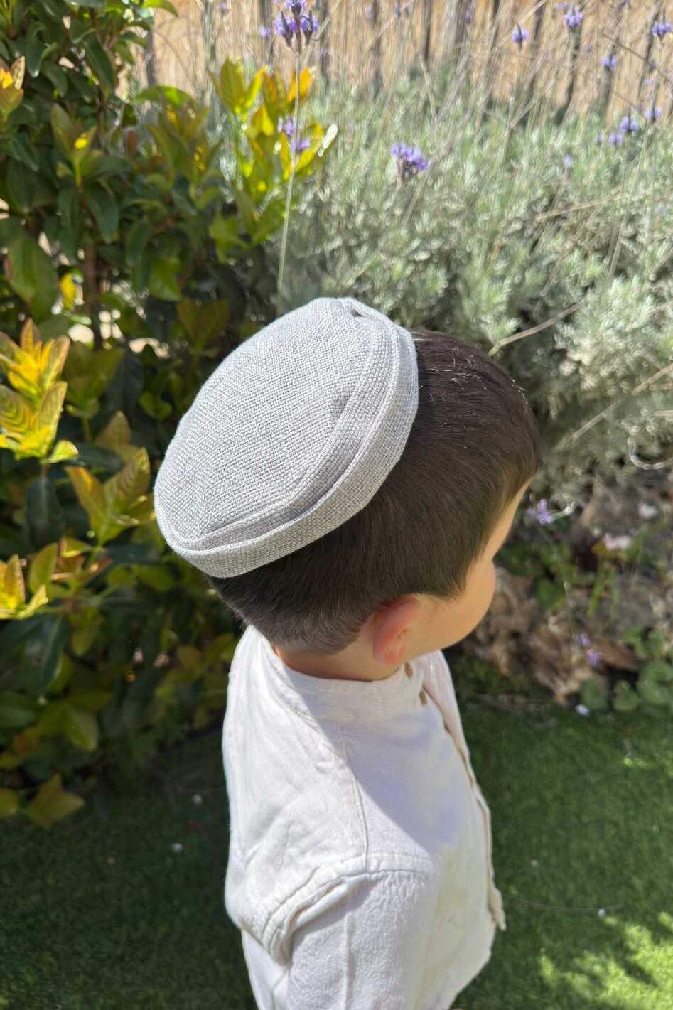 כיפת ילדים אפור